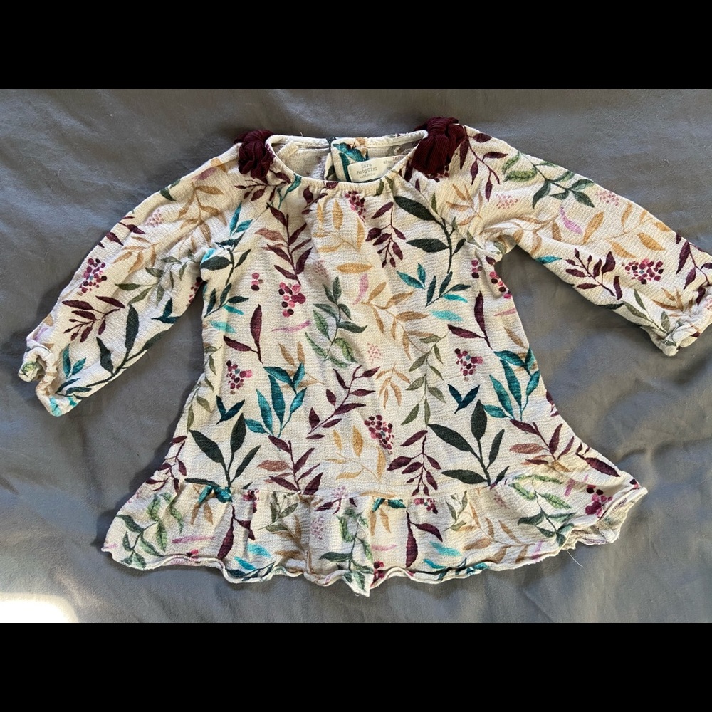 Zara floral tunic